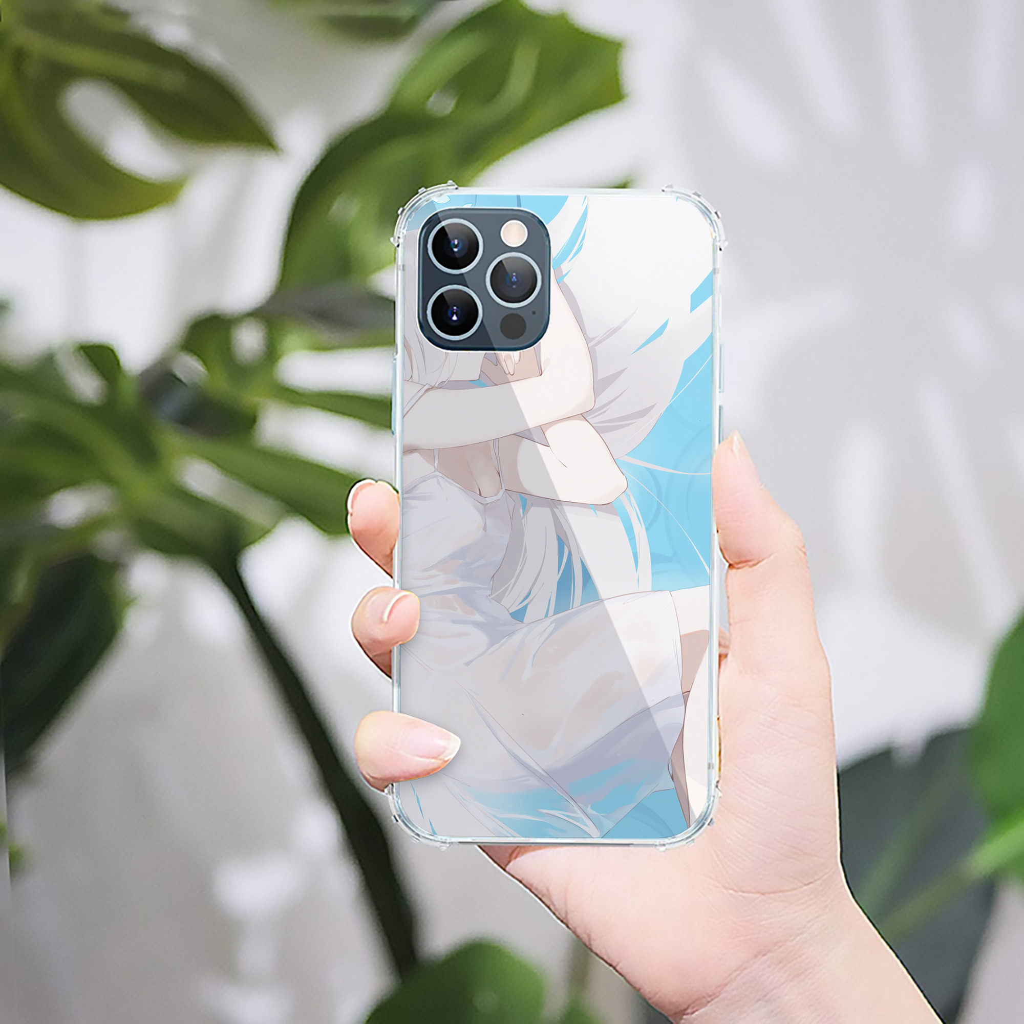 （画像用） 葬送のフリーレン Frieren 【iPhone 12シリーズ対応】透明スマホケース（クリアソフトケース）